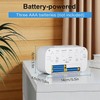 Lesipee Digital Alarm Clock for Bedroom, Desk Clock Battery Operated,