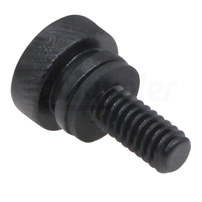 Seat Bolt Rear Mount Screw Black Compatible with Harley Davidson