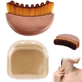 2025 Neue Lymphatische Gesicht, Lymphatic Contour Face Brush, Lymphatische Kontur Gesichtsbürste, Lymphatic Drainage Dry Brushing Face Brush, für Gesicht, Kinn und Jawline Sculpting