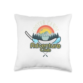 Cooter Canoe Purewick Funny Nursing ICU ED ER Med Surg Nurse Throw Pillow