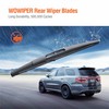 WOWIPER 12 inch (12-E) Rear Wiper Blade Replacement for Wrangler