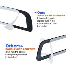 MOFORKIT 3rd Third Brake Light Seal Gasket Compatible with Chevy Silverado GMC Sierra 1500 2500 3500 2014 2015 2016 2018