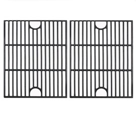 17 Inch Grill Grate for Nexgrill 4 Burner 720-0830H 720-0670A 720-0783E 720-0958A 5 Burner 720-0888N, Cast Iron Cooking Grids for Kenmore 415.16106210 Expert Grill 720-0789H 720-0789C Replacement Part