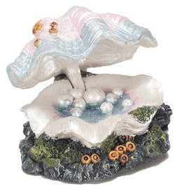 Europet Bernina International Aquarium Decoration Action Shell with Airstone, 12.5 x 11.5 x 8 cm