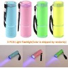 Coolrunner 3pcs LED Flashlight, Small Glow Flashlights with 9 LED
