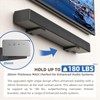 Soundbar Wall Mount Bracket,Sound bar Mount up to 180 lbs,Above