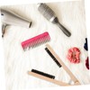 Baluue 2pcs Shaped Hair Straightening Brush Multipurpose Hair Tool for