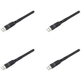 4X RT5370 Tarjeta inalámbrica portátil 2.4G 150Mbps USB WiFi adaptador Antena WiFi USB receptor WiFi para PC y TV Box