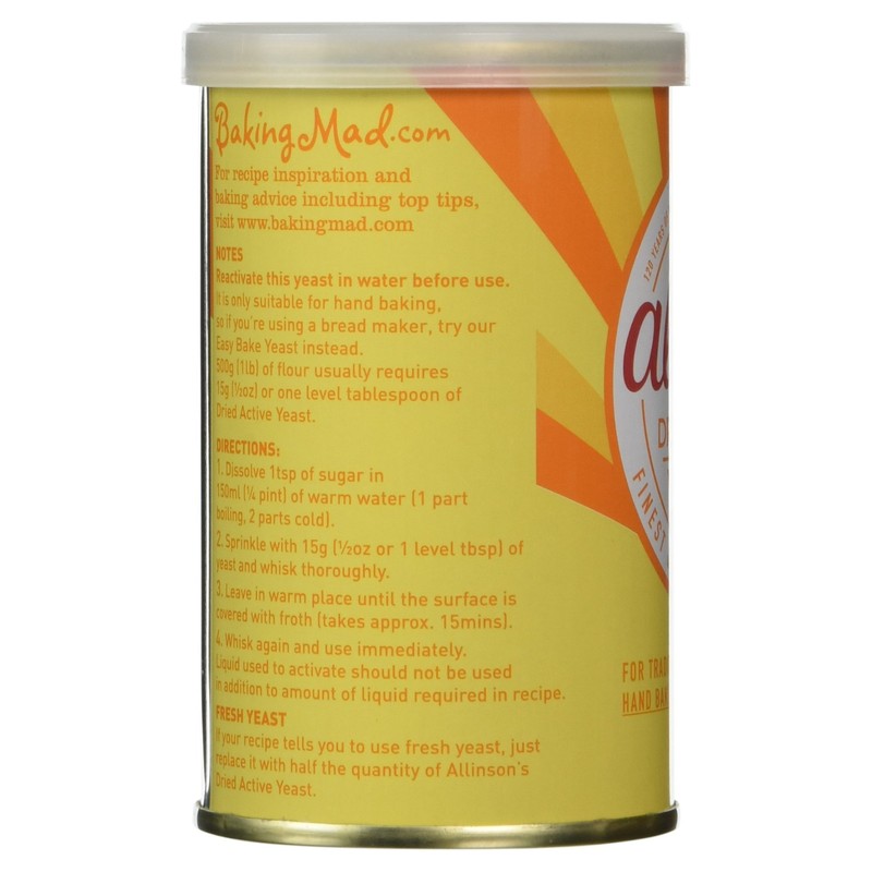 Allinson Dried Active Yeast, 125g