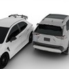 NARPES Rear Window Roof Spoiler Wing Gloss Black Compatible with