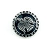 Odin's Raven Norse Rune Viking Silver Metal Pin Badge