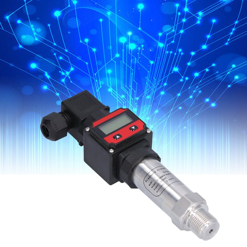 DC24V Digital Pressure Transmitter Diffused Silicon Sensor with LCD Display