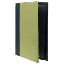 Securit Trendy Range A4 Menu Holder with 1 Double Insert, Green