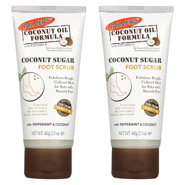 2 Pack Bundle - Palmers Coconut Sugar Foot Scrub (2x