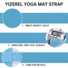 Yizerel 2 Packs Yoga Mat Strap for Carrying, Yoga Mat