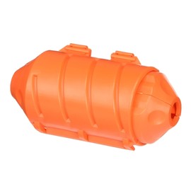Farm Innovators FI-CC-1 Cord Connect Water Resistant Power Extension Cord Plug in Connection Protector Seal with Watertight Gasket, Orange (2 Pack)