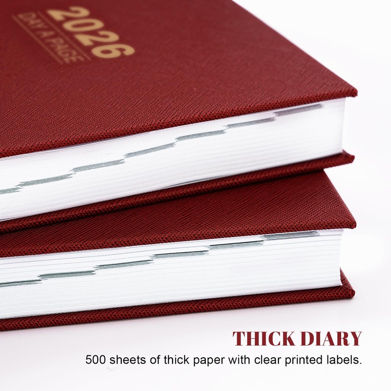 2026 Diary - Diary 2026 Full Page Per Day, Page