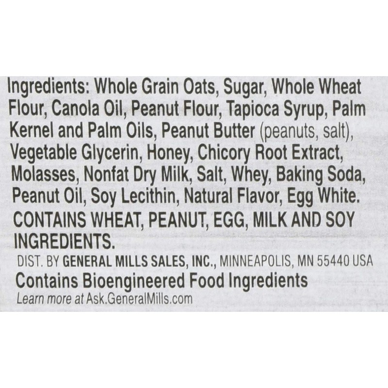 Nature Valley Soft-Baked Oatmeal Squares Peanut Butter, 4Count