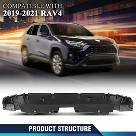 PIT66 Engine Splash Shield Under Cover Compatible with Toyota RAV4 2019-2021 TO1228240, 514410R100 Black