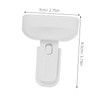 DOITOOL Refrigerator Lock Mini Fridge with Freezer Fridge Freezer Handle