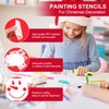 OOTSR Pack of 64 Small Christmas Stencils for Crafts, 7.62