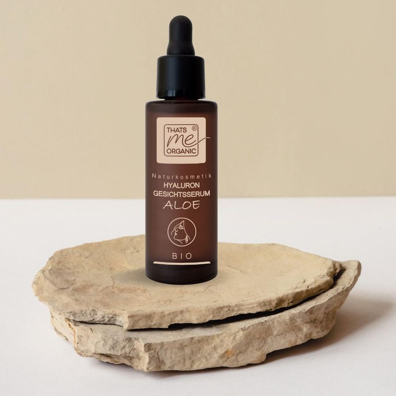 BIO Hyaluron-Gesichtsserum Aloe - Anti Aging - glättend & straffend