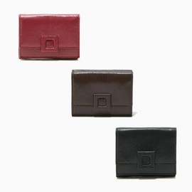 Lounge & Loose (신세계강남점)카프리 플랩 미니 3단 반지갑 RA2F3AWL083KBK (Sinsaegae Gangnam) Capri Flap Mini 3-Compartment Wallet RA2F3AWL083KBK