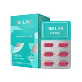 BB Lab Edible Hyaluronic Acid Nutrient Skin 30 Capsules 1 unit | Nutrione | Collagen elasticity strengthening whitening moisturizing cream skin moisturizing / 비비랩 먹는 히알루론산 영양제 피부 30캡슐 1개 | 뉴트리원 | 콜라겐 탄력강화 미백 보습크림 피부보습
