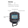 Electronic Stopwatch Single Row 2 Display Sports Stopwatch Timer Athletic
