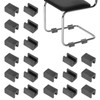 PATIKIL 20pcs 9mm U Shape Chair Leg Caps U Shaped