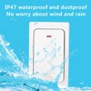 Smart Wireless Selfpowered Waterproof Doorbell Chime Elderly Caller 1*transmitter 1*receiver