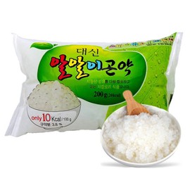 대신곤약 알알이 곤약쌀 10팩 습식 곤약미 200g DaeSin Konjac Rice Pearls 10 Packs Wet Konjac Rice 200g