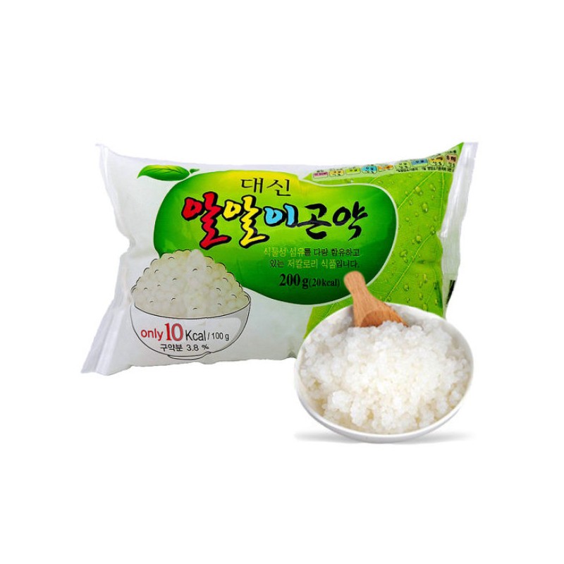 대신곤약 알알이 곤약쌀 10팩 습식 곤약미 200g DaeSin Konjac Rice