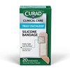 CURAD Truly Ouchless! Silicone Bandages, .75" x 3", for Sensitive