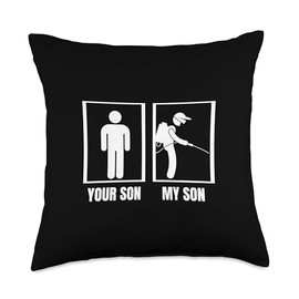 Pest Control Your Son My Son Dad Mom Funny Exterminator Throw Pillow