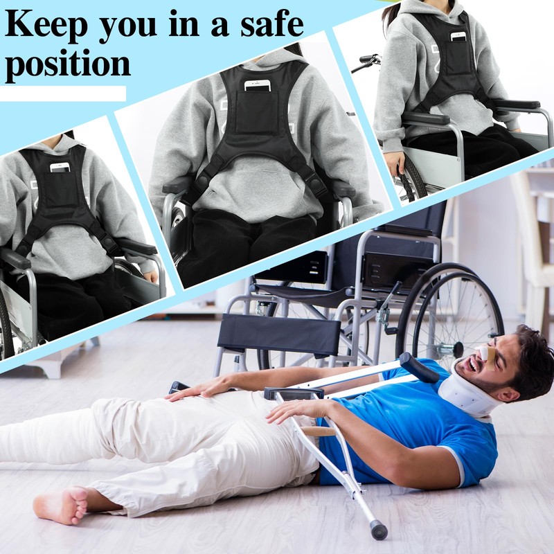 Wheelchair Seat Belt for Adults Wheelchair Harness Accessories Safety Belt