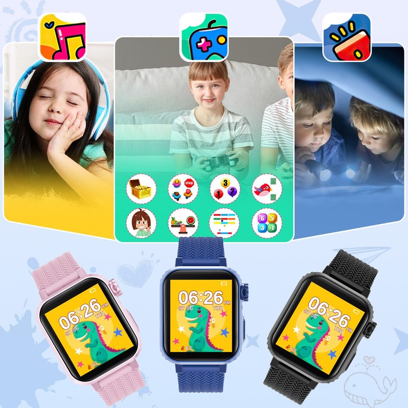 MiracDan Smartwatch Kids HD (Blue)