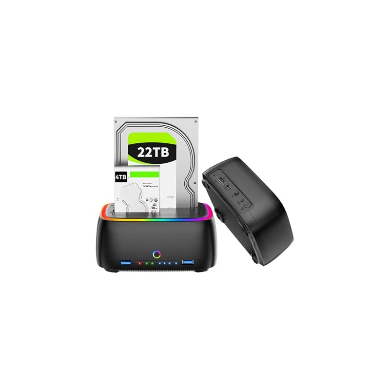 Dual Bay Hard Drive Duplicator/Cloner USB 3.0 to SATA I/II/III