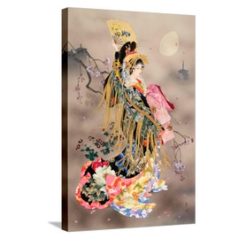ART.COM Stretched Canvas Print Tsuki No Uta by Haruyo Morita, 16" x 24"