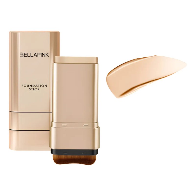 Corrector Maquillaje En Barra Base Bellapink Con Brochas 20g 02