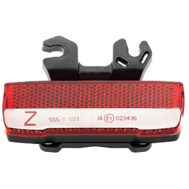 Generisch Bicycle Rear Reflector BR-12 Red Reflector with 50 mm Mount, Universal for Saddle Rails, Snap-in Railsbracket System