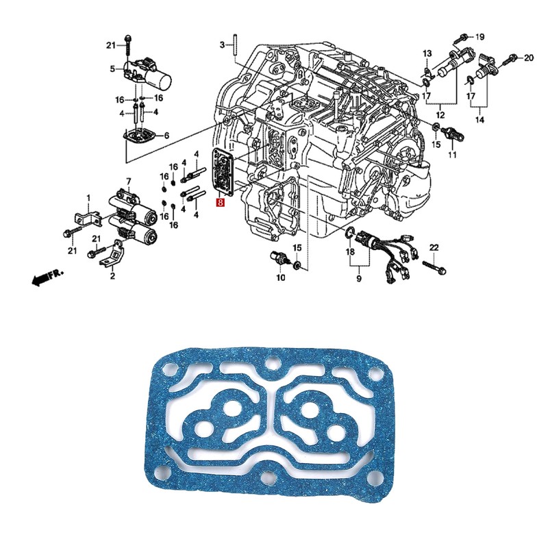 CNUPSM Automatic Transmission Linear Solenoid Gasket Compatible with Honda Accord