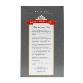 Royal World Tea Earl Grey, Kalami, Ceylons Finest, Mellow Flavor, Natural Aroma and Bright, Golden Color, 17.6oz