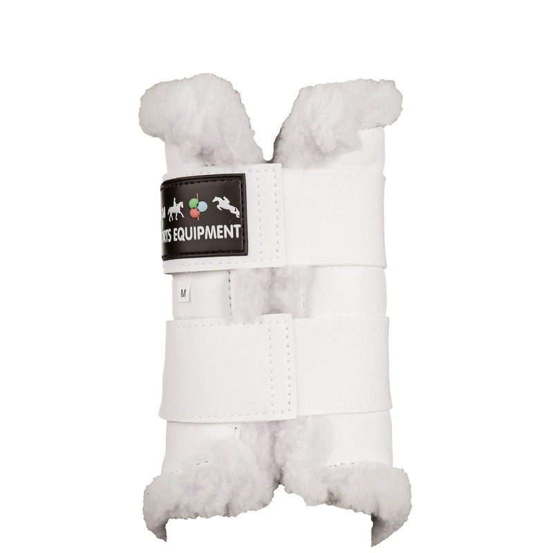 HKM 8585 Comfort Gaiters, Teddy Lining, Imitation Leather, Anatomical, Dark