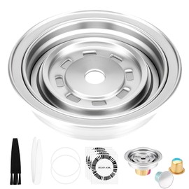 Reusable Coffee Pods Adapter Compatible with Delonghi ENV135, Capsule Converter for Vertuoline GCA1, Stainless Steel NS vertuo pod Adapter Compatible with VertuoNext & VertuoPOP ect.