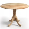 Costway Wooden Dining Table Kitchen Round Dining Table Dining Room