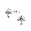 Mushroom Earrings - 925 Sterling Silver