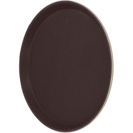 Tgoon Bandeja pequeña para servir, goma antideslizante, resistente, duradera, bandeja redonda para servir, resistente al calor para hotel, hogar, bar (templado 28 cm (redondo))