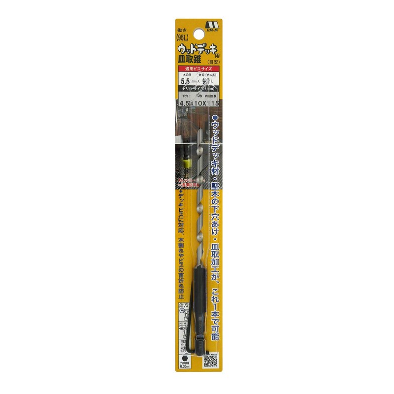 Star-M 58XW-115 Wood Deck Countersunk 4.5 x 10 x 115L