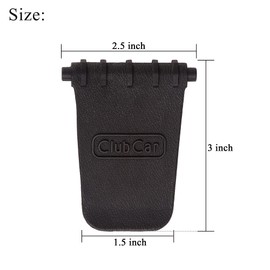 10L0L Golf Cart Bag Rack Strap Buckle for Club Car 1981-up DS 1981-up Gas & Electric, EZGO Medalist/TXT 1994- Up (2 PCS)